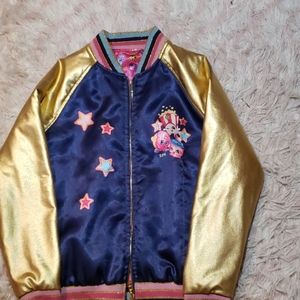 Girls reversible Shopkins bomber